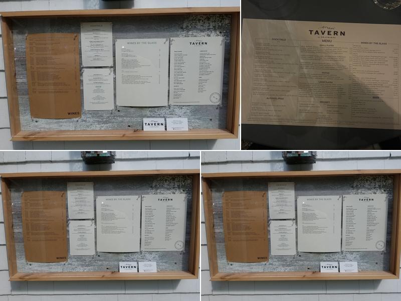 GrayBarns on the Silvermine River Menu