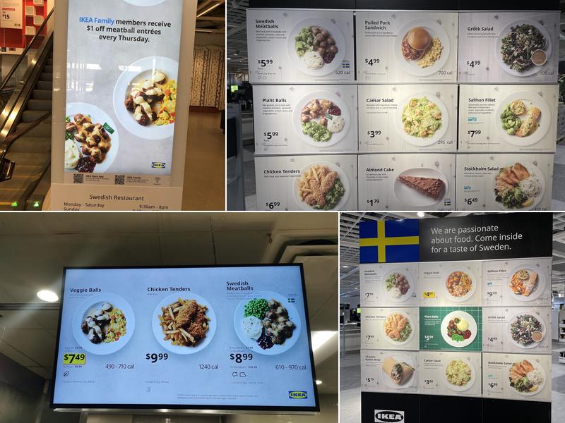 IKEA Restaurant Menu