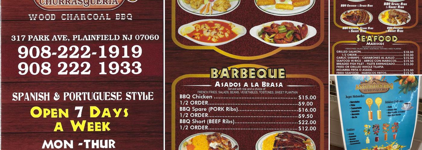 Antojitos BBQ Menu