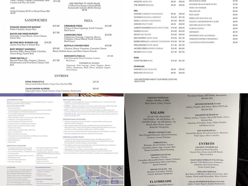 Cinnabar Menu