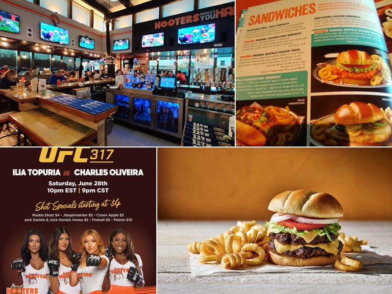 Hooters Menu