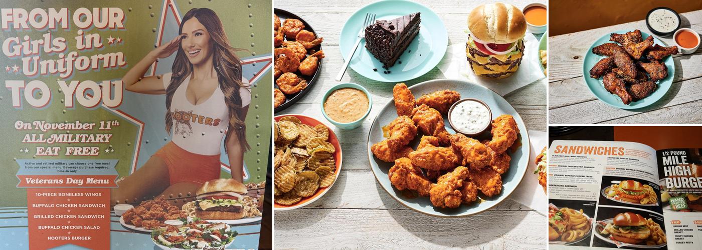 Hooters Menu