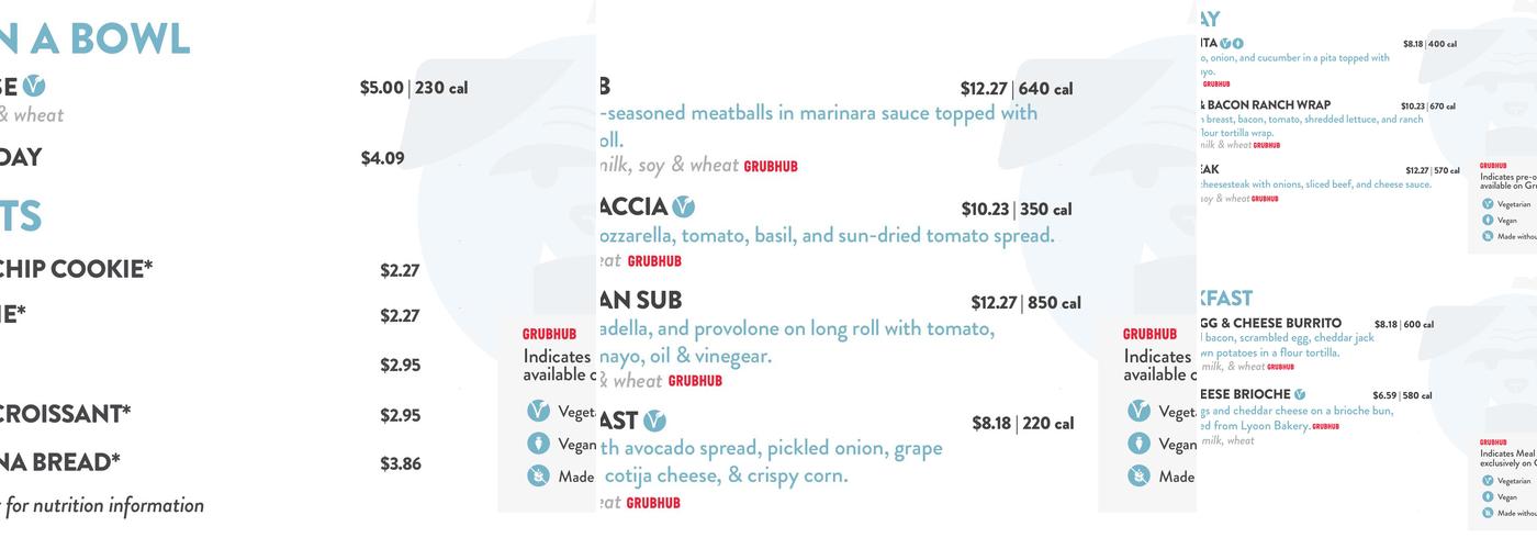 Royal Jacket Deli Menu