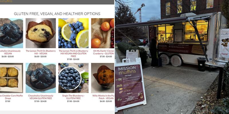 Mission Muffins Concession Stand Menu