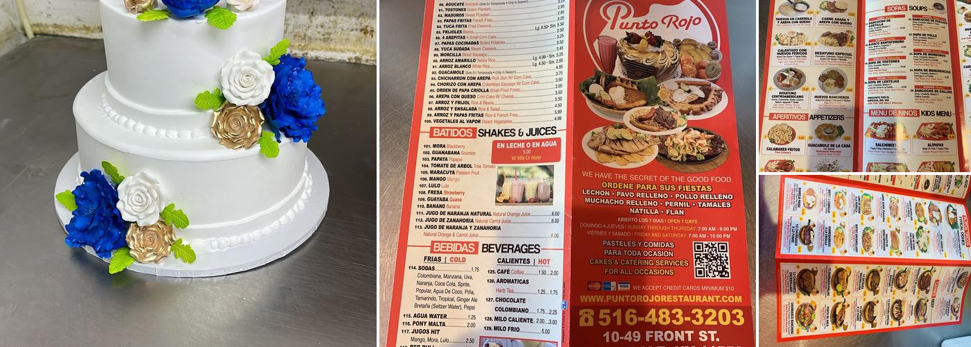 Punto Rojo Bakery Uniondale Menu