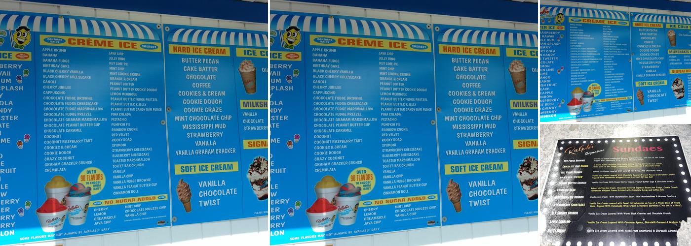 Ralphs Menu