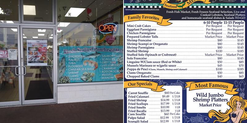 Albertson Seafood Market Menu