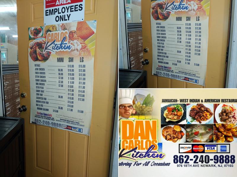 Carlos Kitchen Menu