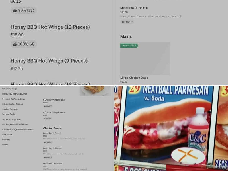 Chicken holiday in Newark Menu