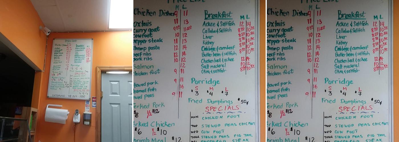 B&R Spice Menu