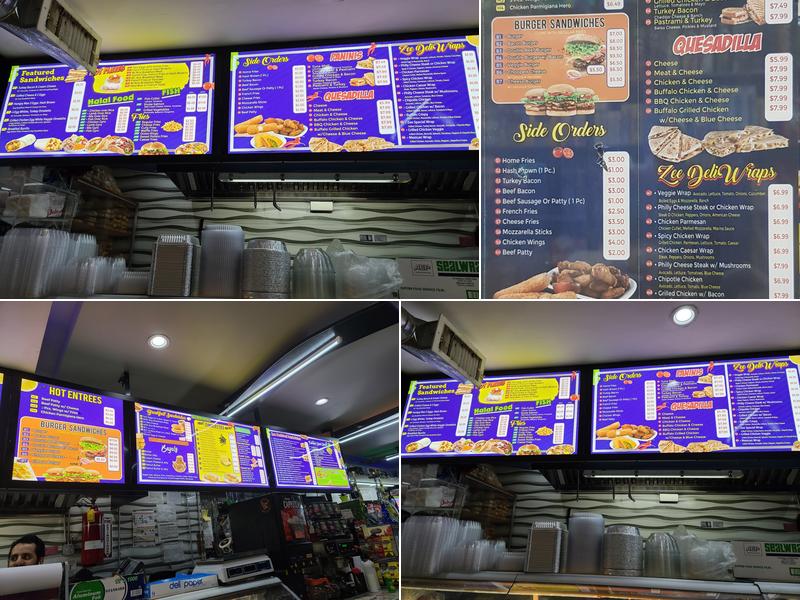 Zee Deli & Grill Menu