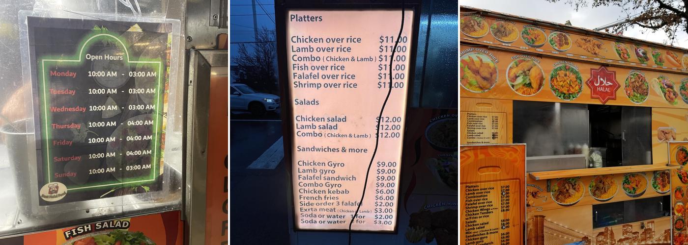 Best Halal Food Menu