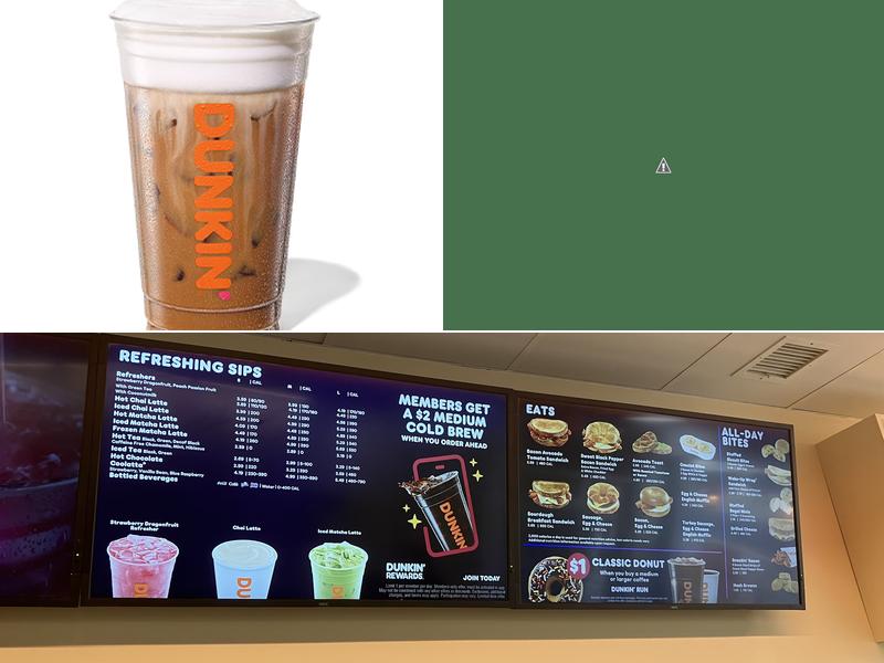 Dunkin' Menu