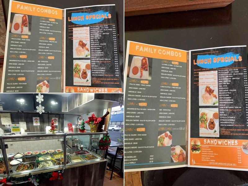 The Parrot Restaurant Menu