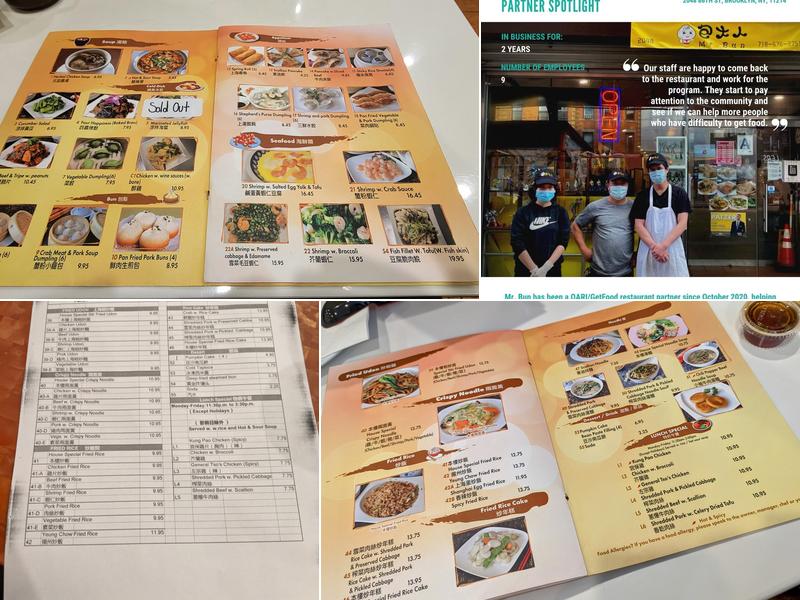 MR.BUN Menu