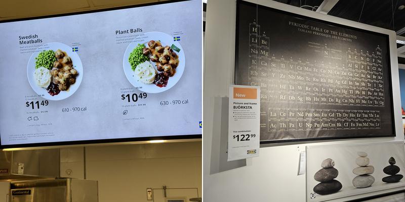 IKEA Restaurant Menu