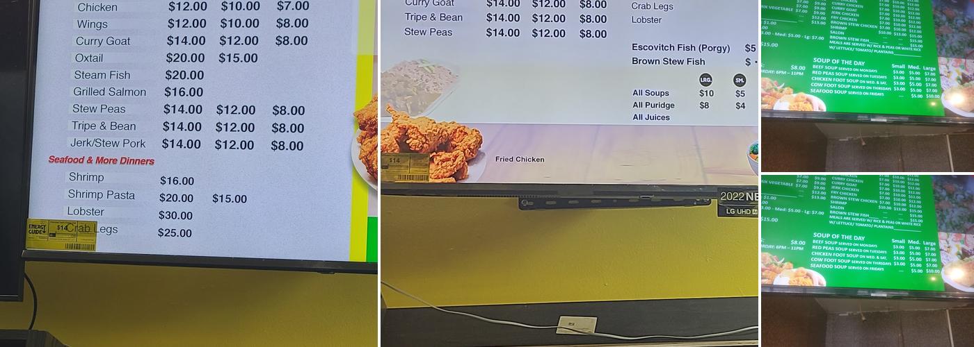 Good Hope Menu