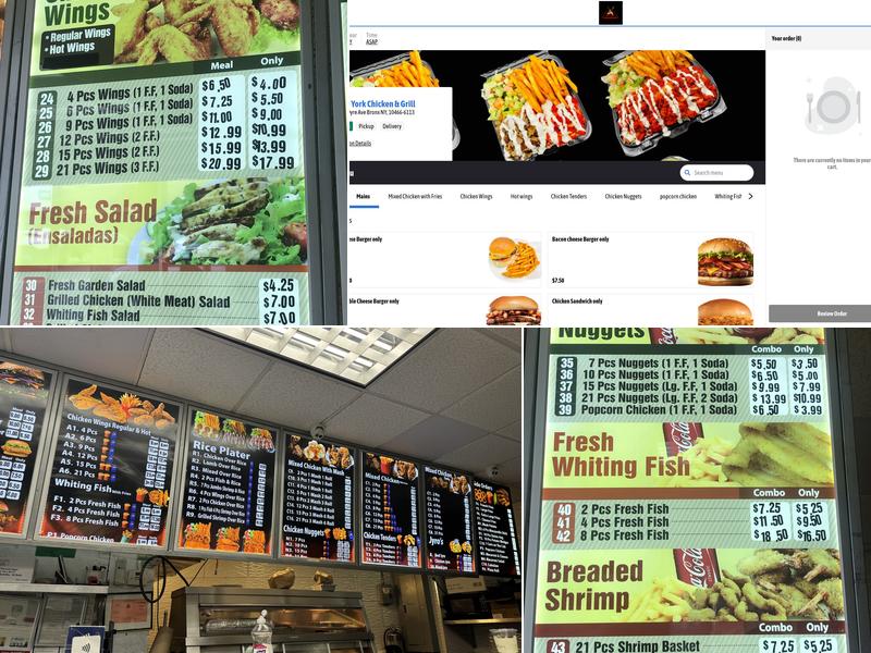 NEW YORK CHICKEN & GRILL Menu