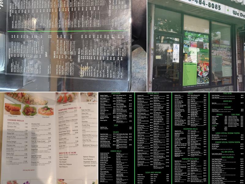 Sushi Meshuna - Borough Park Menu