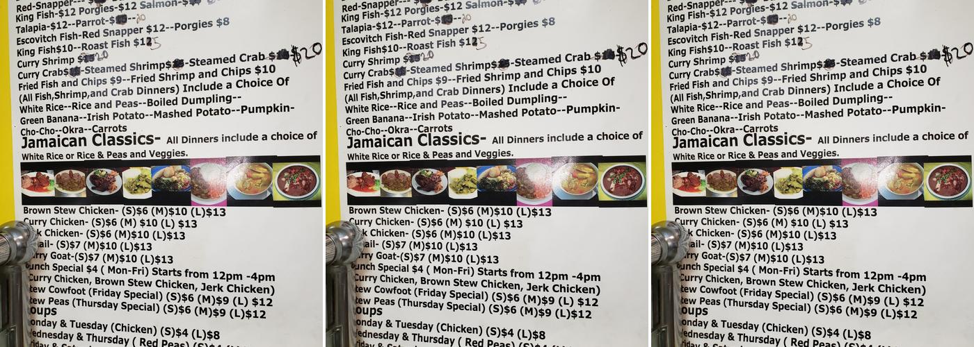 Fish Bone Menu