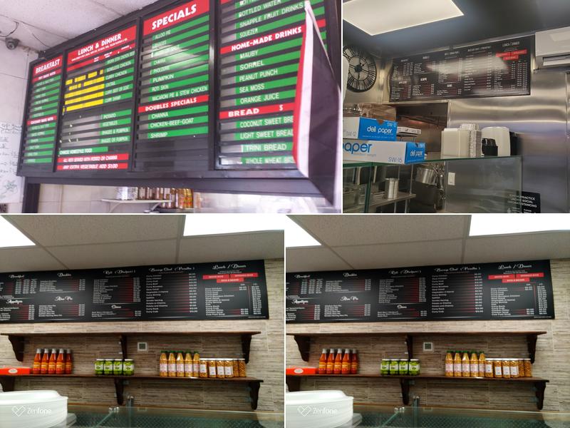 Jen's Roti Shop and Bakery Menu