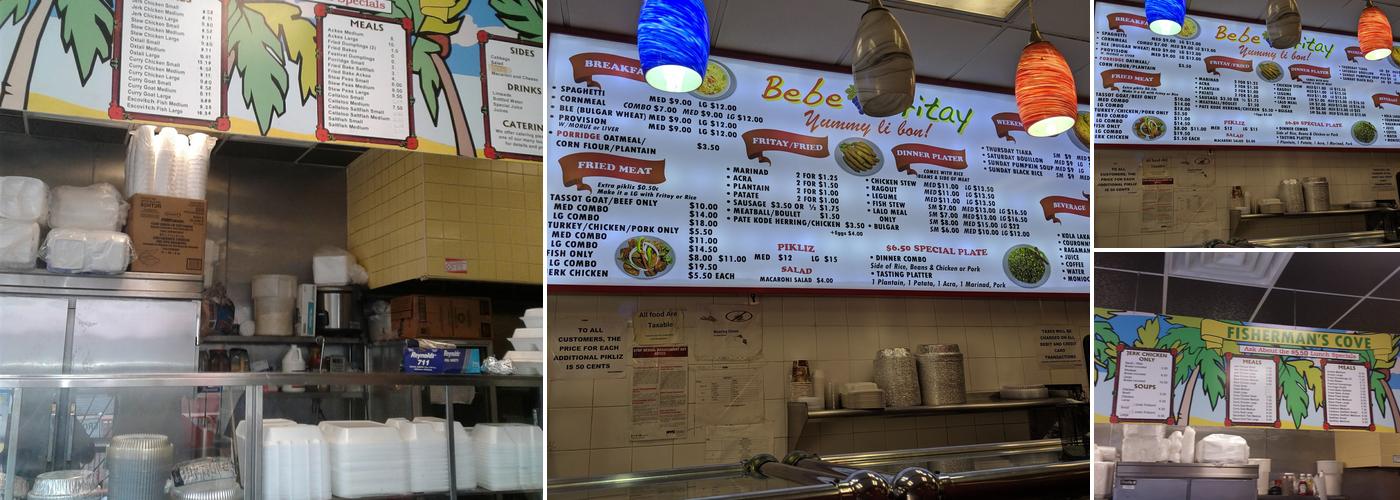 Fisherman's Cove Menu