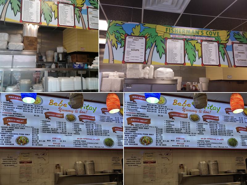 Fisherman's Cove Menu