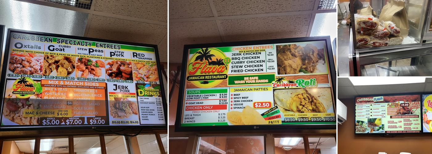 Flava Menu