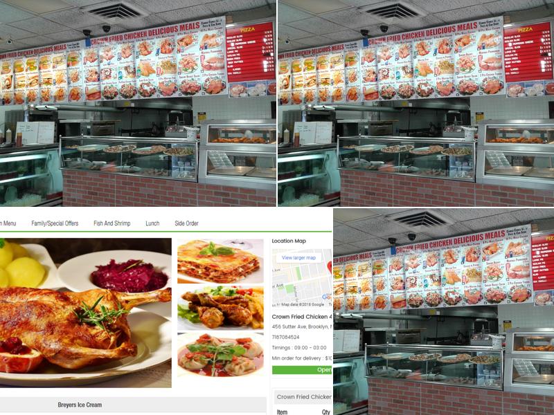 Crown Fried Chicken Sutter Ave Menu