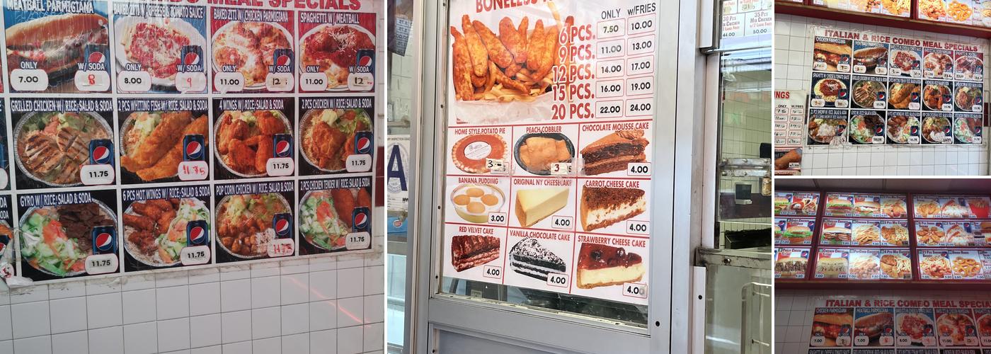 Crown Fried Chicken Menu