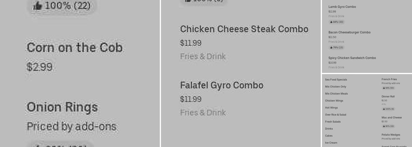 Lincoln Fried Chicken Menu