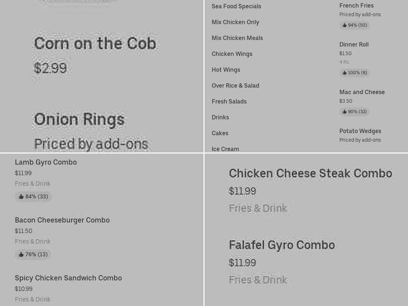 Lincoln Fried Chicken Menu