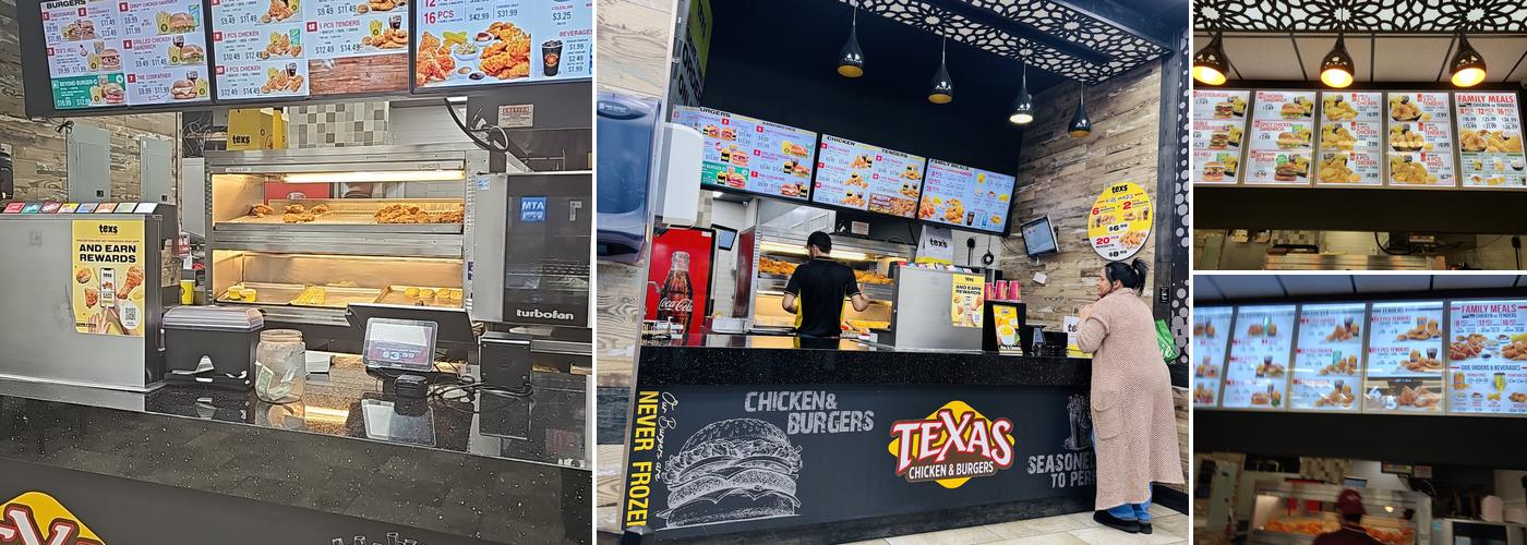 Tex’s Chicken & Burgers Menu