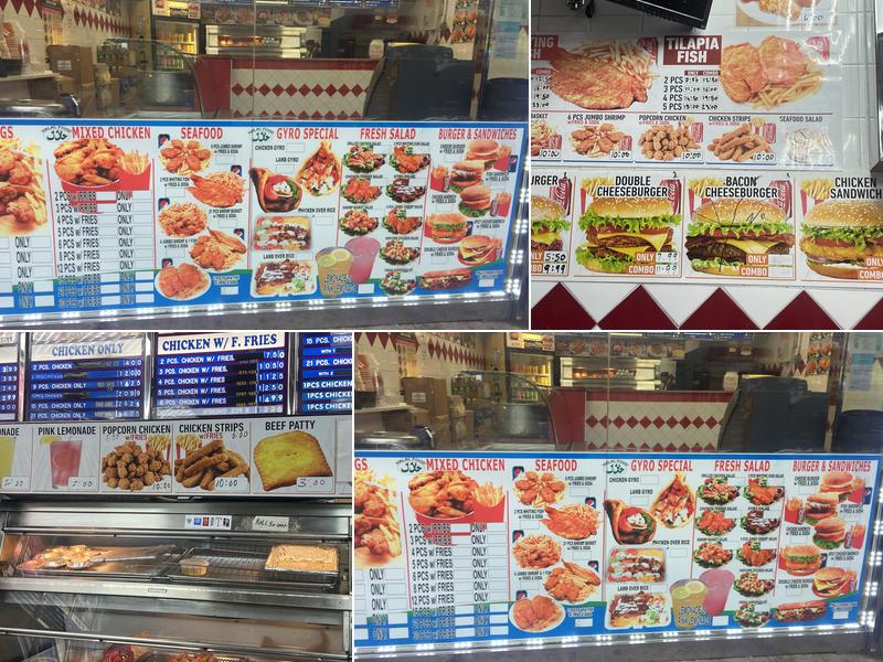 Kennedy Fried Chicken Menu