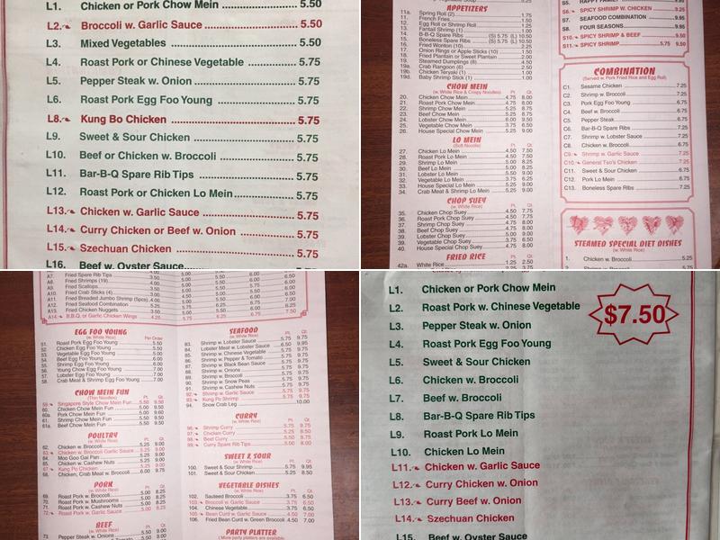 Dong Fang Kitchen Menu