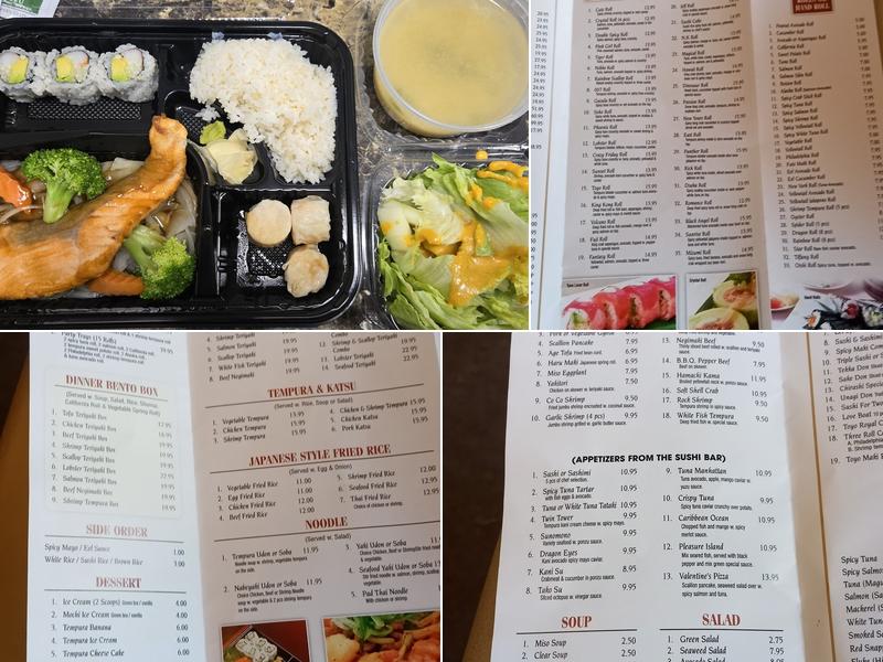 Toyo Japanese Cuisine Menu