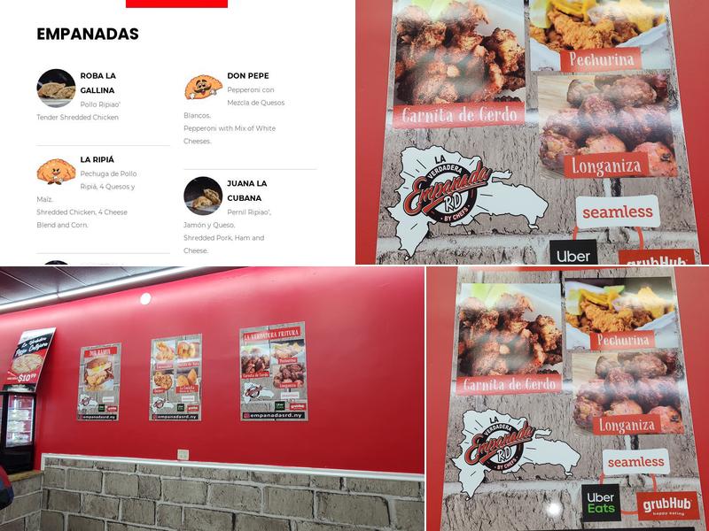 Empanadas RD University Ave Menu
