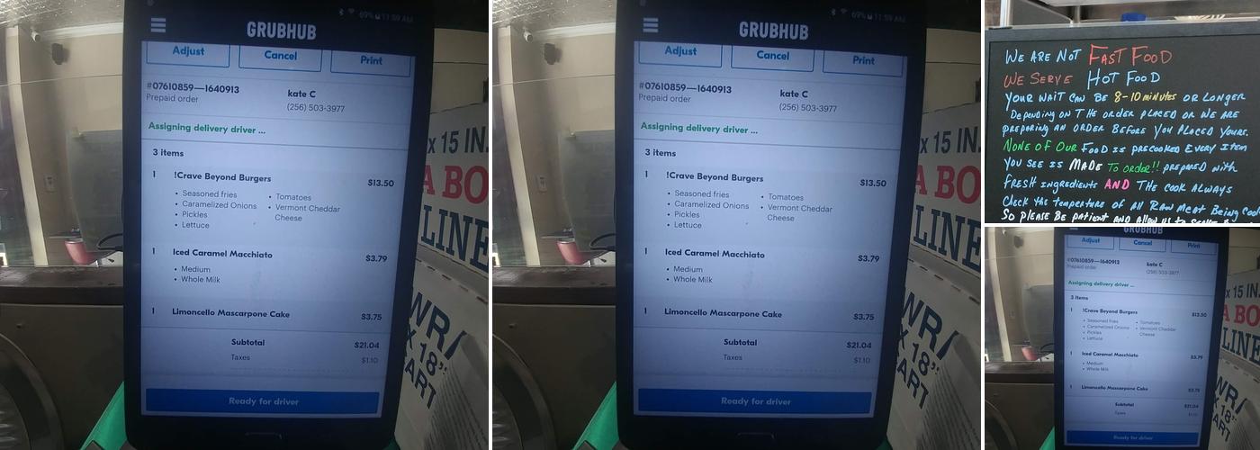 !Crave Burger Cafe and Cigars Menu