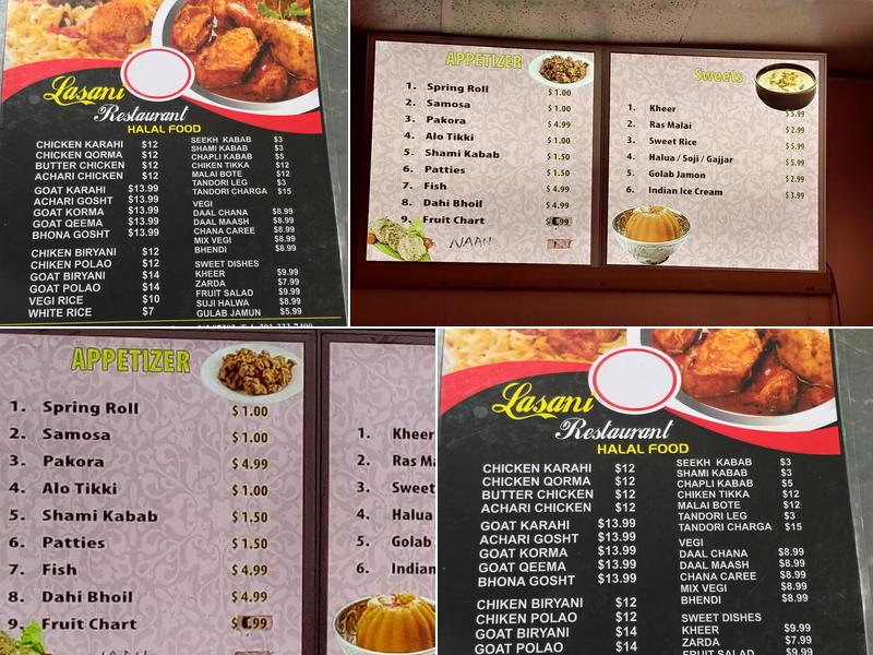 Lasani Menu