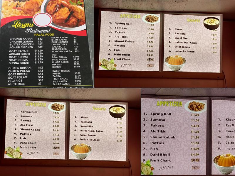 Lasani Menu