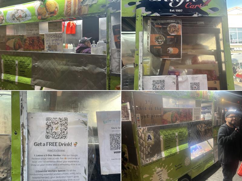 Bklyn Food Cart Menu