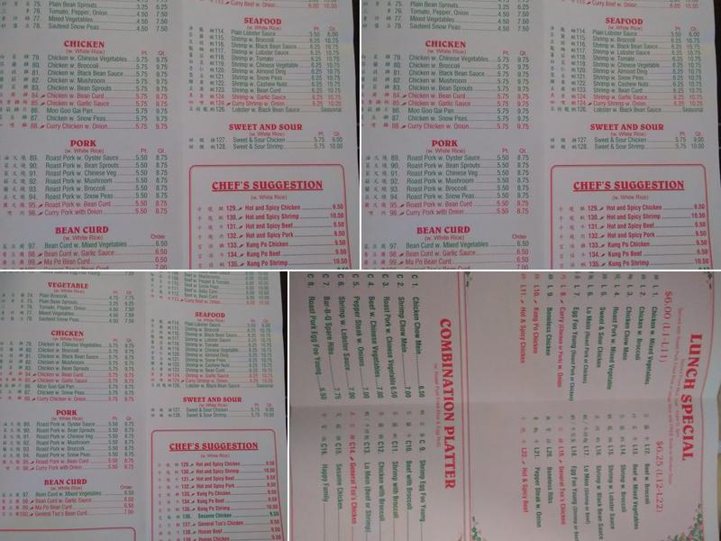 Triple 8 Menu