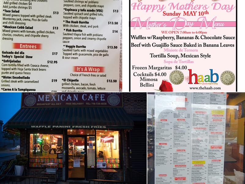 The Haab: Mexican Cafe Menu