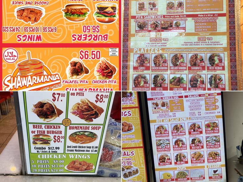 Shawarmania Menu