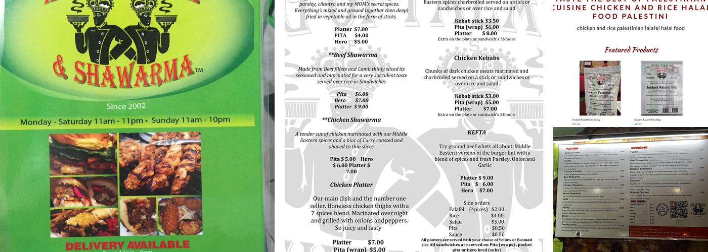 King Of Falafel & Shawarma Menu