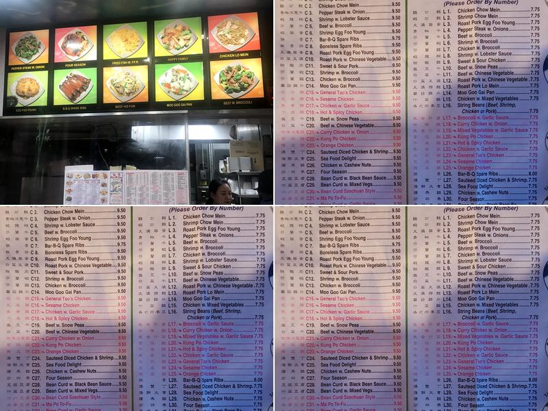 Red Star Menu