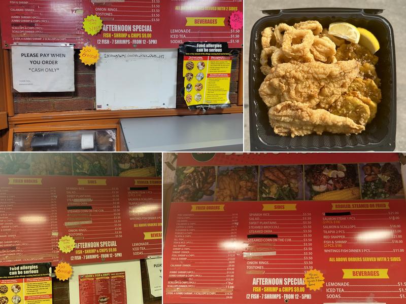 Devin's Fish & Chips Menu