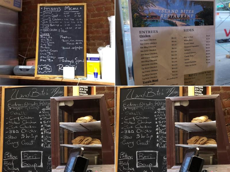 Island Bites Menu
