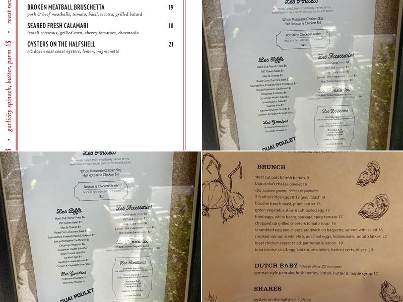 Left Bank Menu