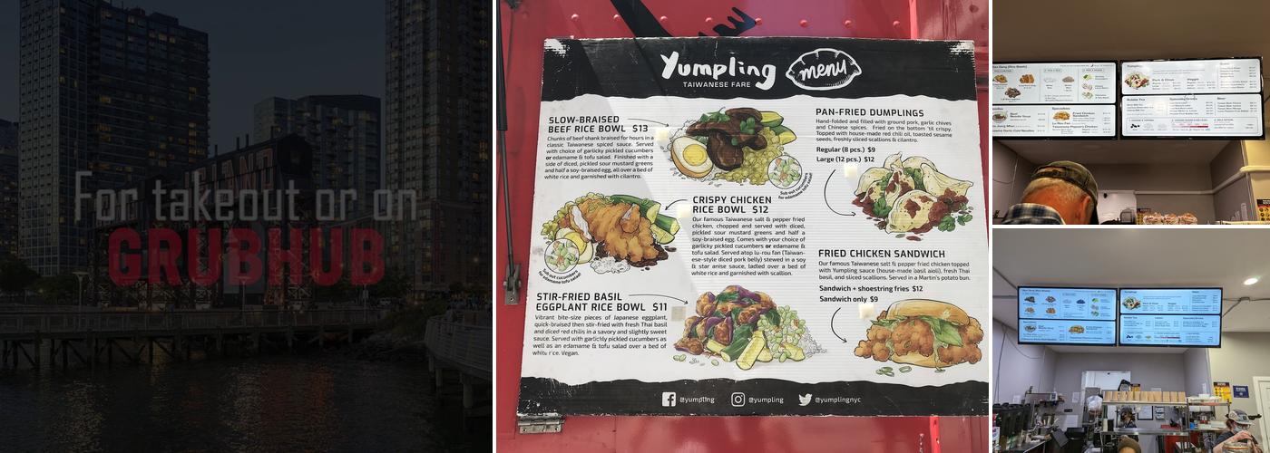 Yumpling Menu
